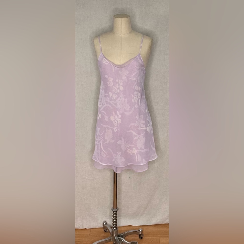 Beautiful double layer sheer nightgown